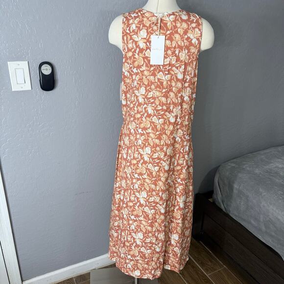 Soft Joie Elliot Floral Midi Dress Womens Plus 1X, Pink 10434201 - Picture 2 of 5